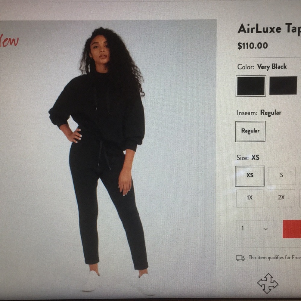 Spanx AirLuxe tapered pant. New without tags